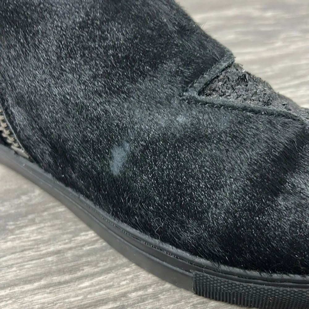 Movie’s Cow Hide Ankle Boots with Star Detail Size 4